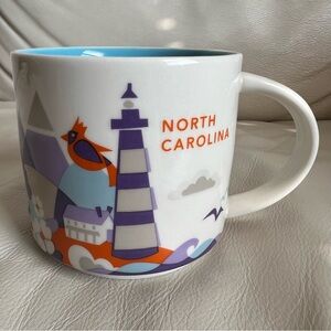 Starbucks You Are Here North Carolina Mug 14oz Coffee Cup 2015 Collection